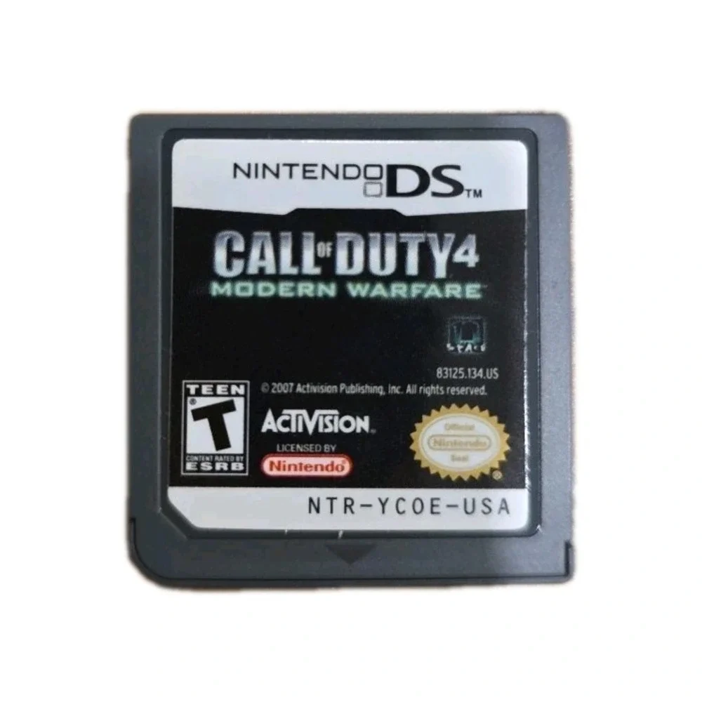Call Of Duty 4 Modern Warfare Nintendo DS Tested & Working‎